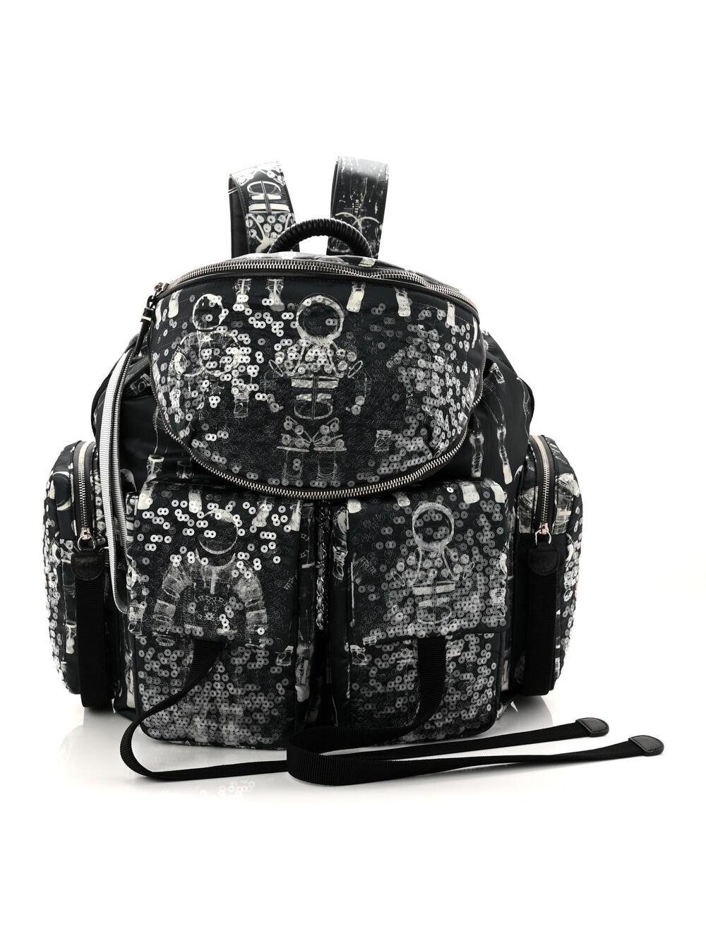 Chanel Sequin Nylon Lambskin Astronaut #319585C32B